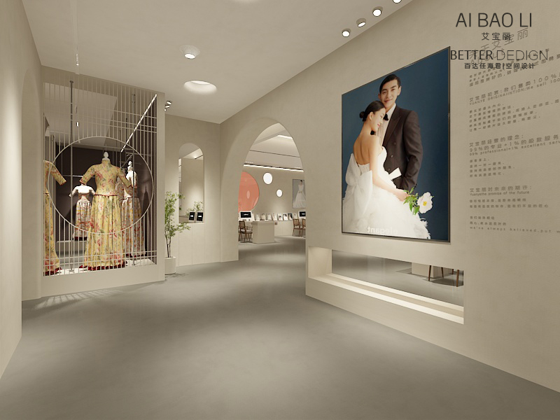 中式嫁衣展示区